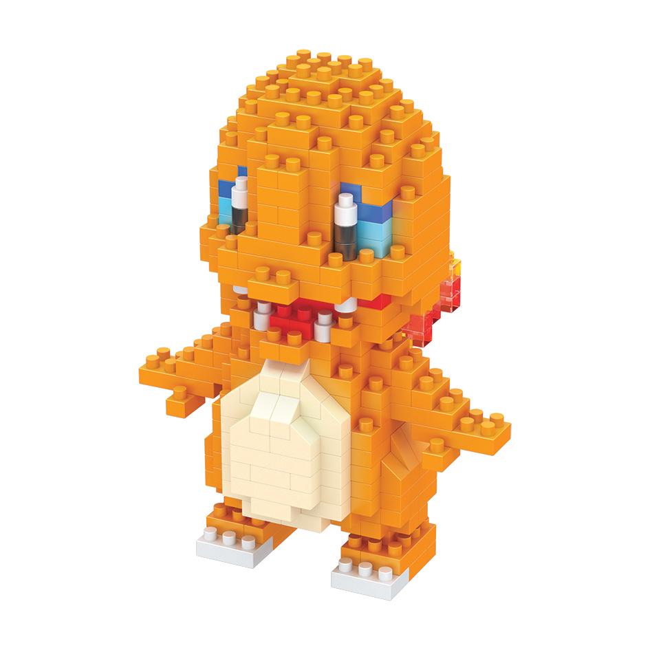 Pokemon 81 Style Pokemon Blocks Building Blocks Kawaii Cartoon Picachu Animal Mini Model Education Game Graphics Pokemon Toys