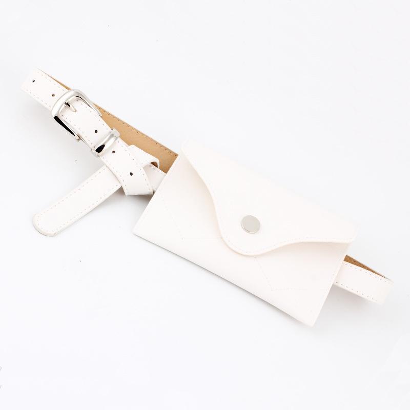 Fashion Waist Fanny Pack Women Leather Belt With Elegant Zipper Closure For Casual Use