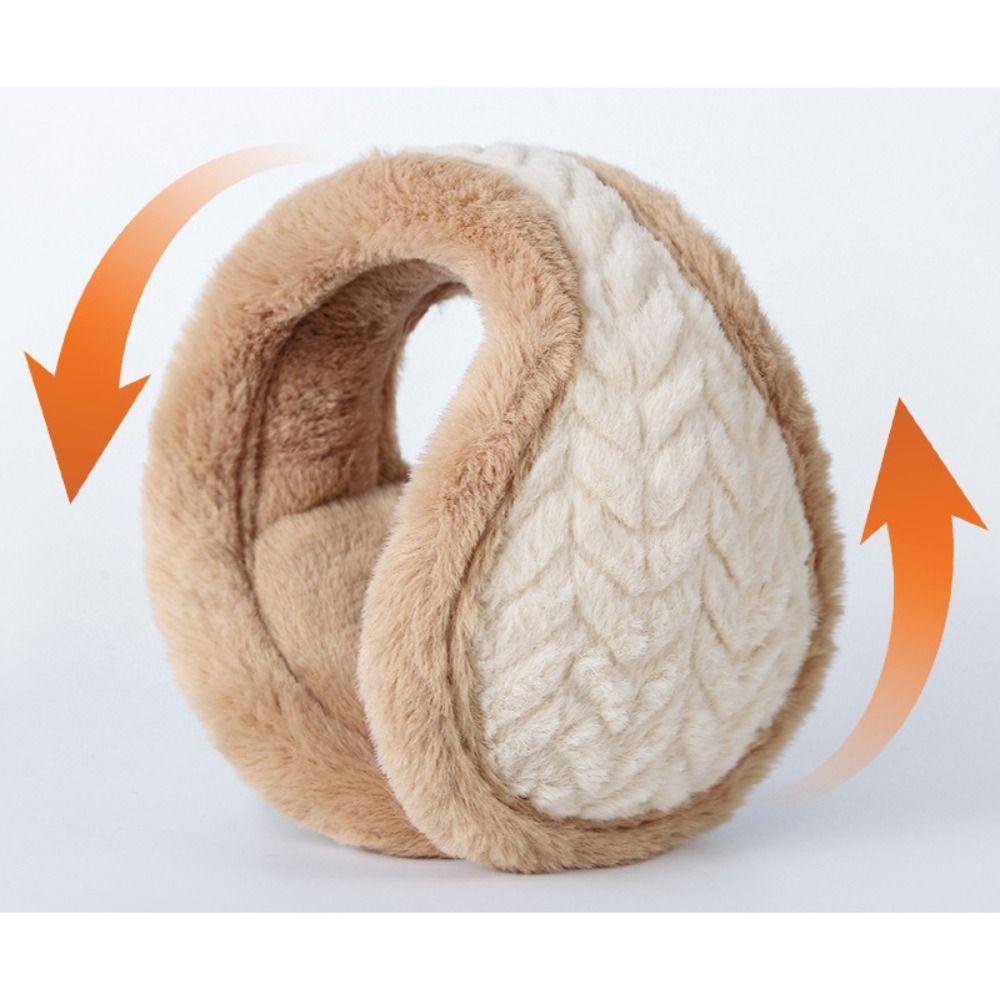 Neuer Faltbarer Plüsch Warmer Ohrenschützer Weicher Plüsch Kälteschutz Outdoor Ohrenklappe Verdickter Ohrenschützer Ohrwärmer Winter