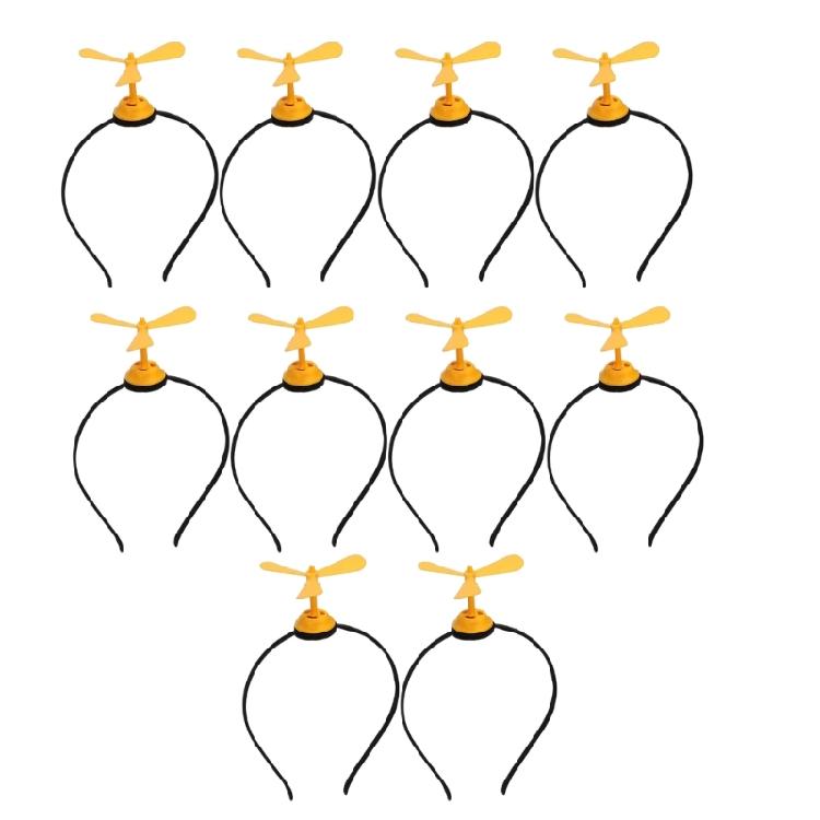 10 Piece Stylish Headbands Lovely Windmill Design Hair Band Photography Props For Adults Kids Sports Enthusiasts