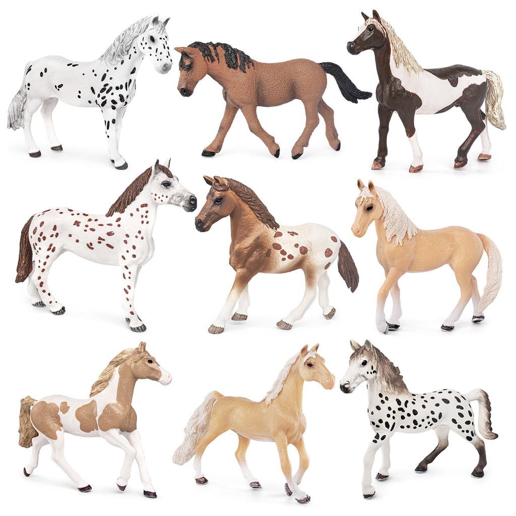 Static Appaloosa Model Collection With Pvc Material For Kids Educational Toys
