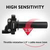 Nibbi Motorcycle Throttle For Honda Yamaha Suzuki Kawasaki, High Sensitivity Short Stroke Light Control Handlebar For Motocross Dirt Bike Pit Bike