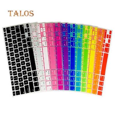 Colorful Soft Silicone Keyboard Cover for Apple Air Pro US Version Laptop Computer Gadgets