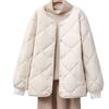 Women's Lightweight Short Cotton Jacket - Spring/Autumn, Fashionable Loose Korean Style, Small Size Outerwear.