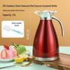 304 Stainless Steel Teapot Thermos Flask - Large Capacity Hot Water Kettle for Dormitory, Restaurant, and Hotel Use