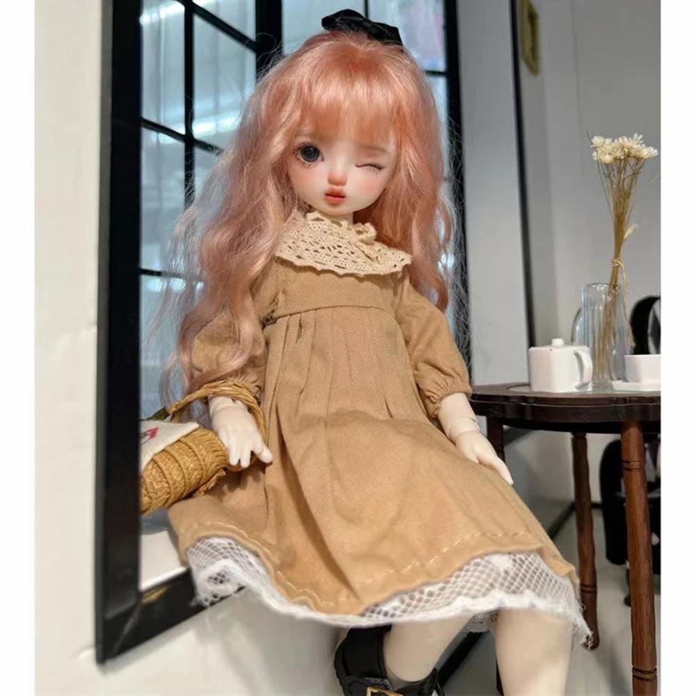 

Модная Милая Повседневная Одежда для Куклы 30 см 1/6 BJD Набор Наряда для Куклы Платье Принцессы Игрушка для Девочки Подарок Аксессуары для Куклы Праздничный Подарок