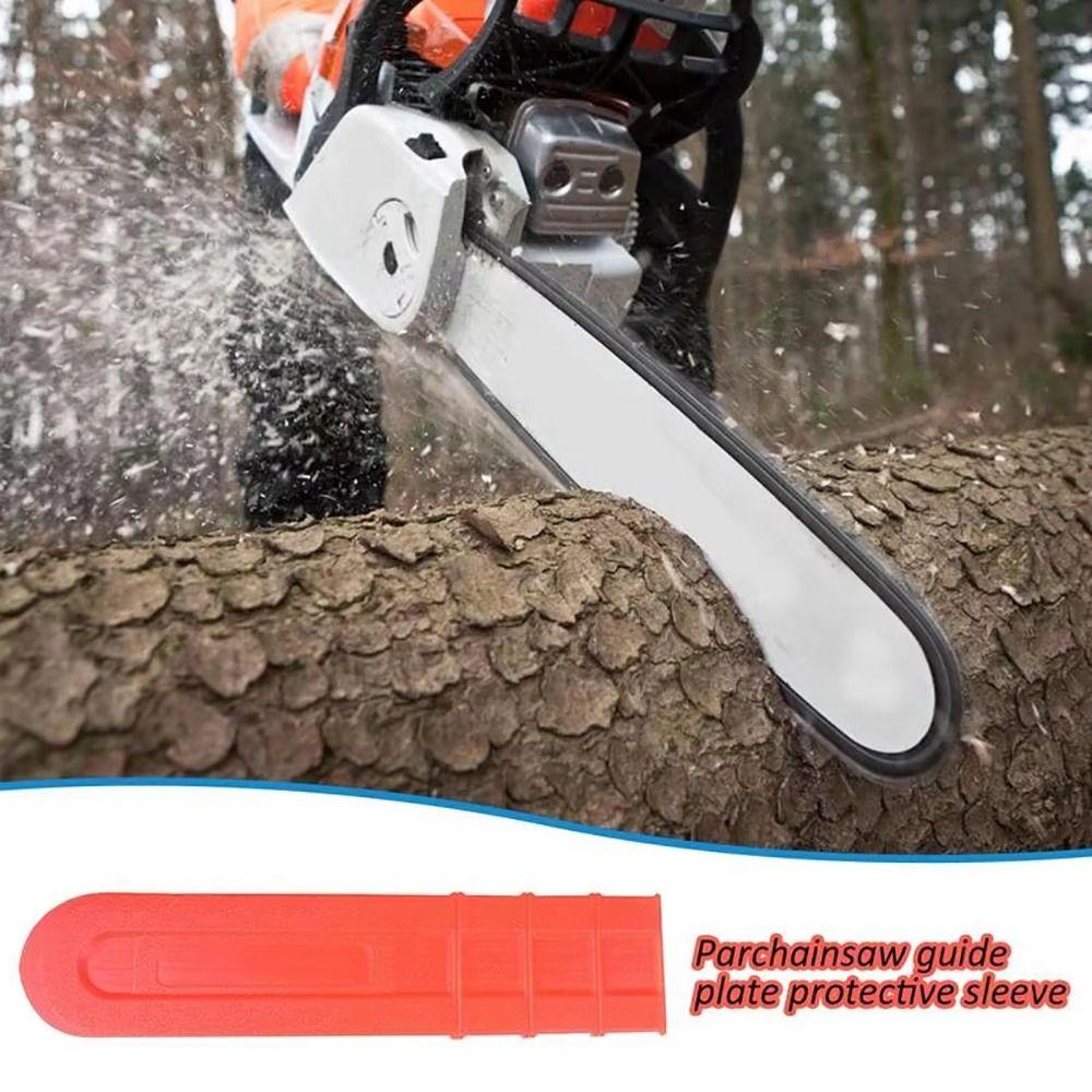 1Pcs 10-24inch Chain Saw Guide Cover Anti-scratch Plastic Chain Saw Bar Protector Plate Guard Cover for Outdoor Activities