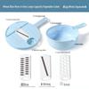 9-in-1 Multifunctional Vegetable Cutter and 12-Piece Grater Set for Potato and Carrot Shredding