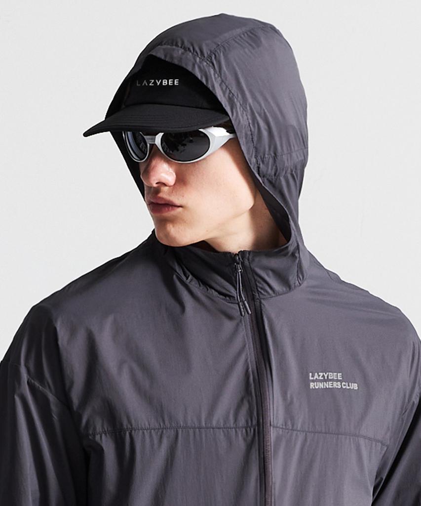 Lazybee [Summer] Ultralight Packable Air Glide Reflect Windbreaker Jacket W Charcoal