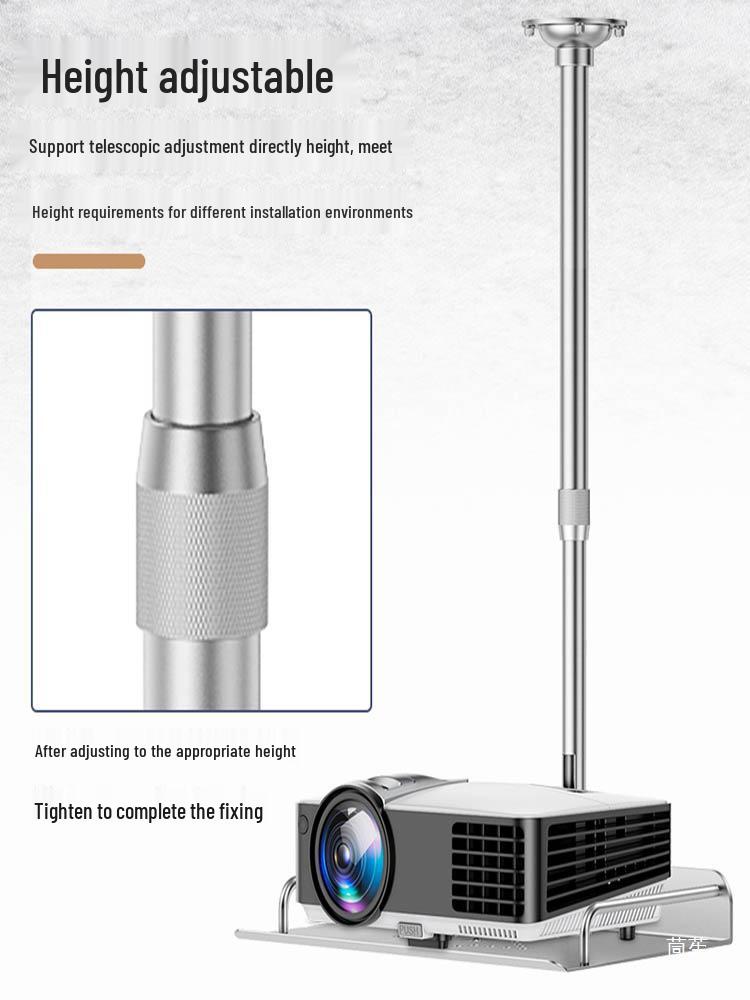 Retractable Wall-Mounted Ceiling Projector Bracket Shelf