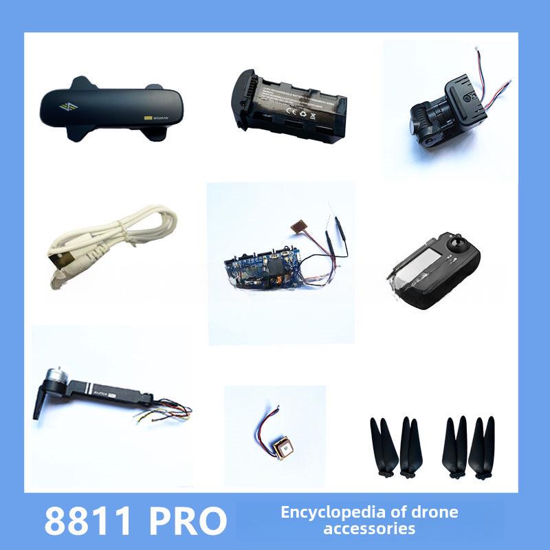 8811 PRO Dron 6K Gimbal Náhradní díly: Baterie, Sada pro opravu vrtule