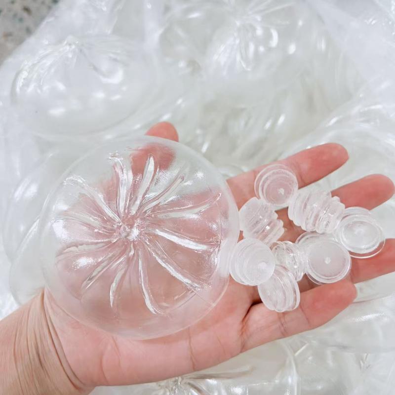 1/5 Stück Handgefertigte Hohlkugel-Häute Leicht für DIY Dampfbrötchen Stressabbau Spielzeug Tragbar für Outdoor-Campingausflüge