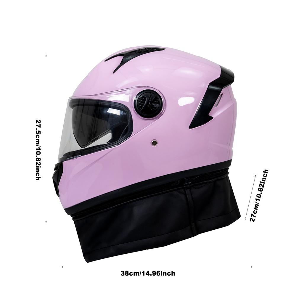 Anti-fog Full Face Headgear Motorcycle Cold Weather Headgear Winter Headgear With Removable Neck Scarf For Motorcycle Supplies