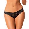 Obsessive - Sexy Serena Love Lace Panties Black M/L