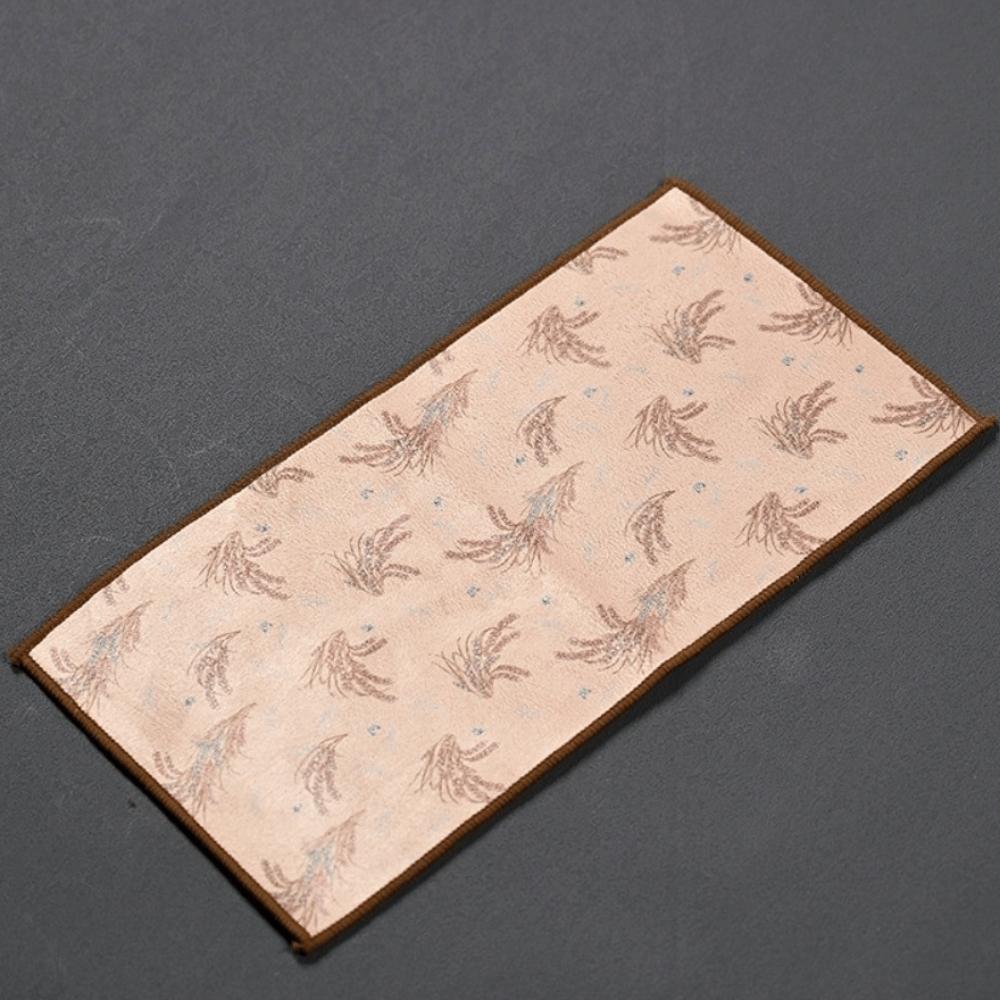 High-end Chinese Painted Suede Thick Tea Towel Hand Towels Super Absorbent Table Mat Coaster Absorbent Towel Placemats Use