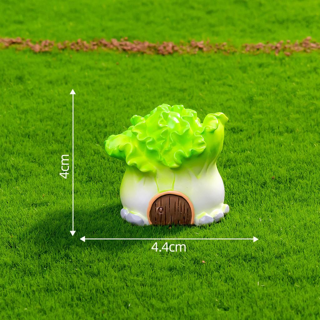 Adorable Resin Vegetable Fruit House Miniatures For Diy Garden Decor And Terrariums
