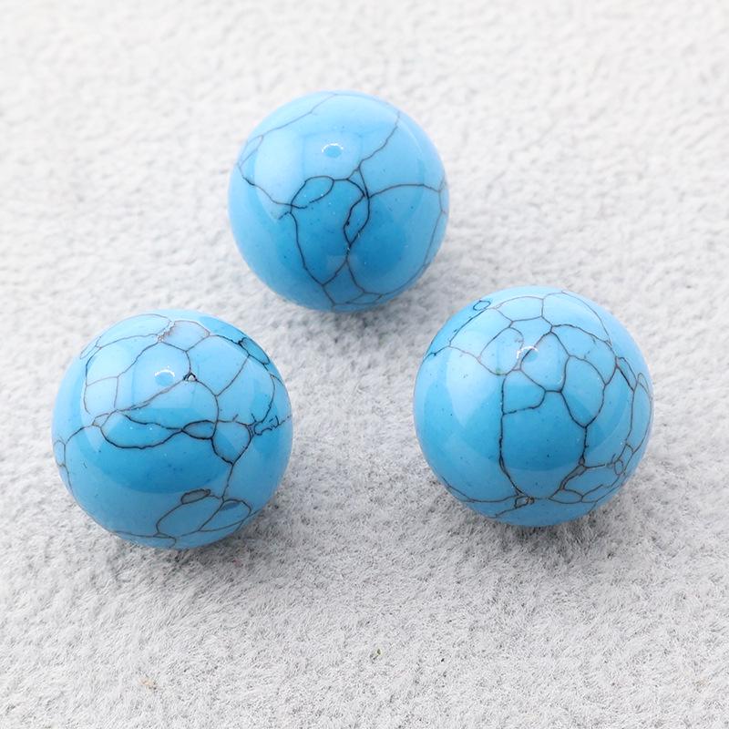 16mm Natural Crystal Agate Round Beads, Holeless, Optional Holes for DIY Ornaments