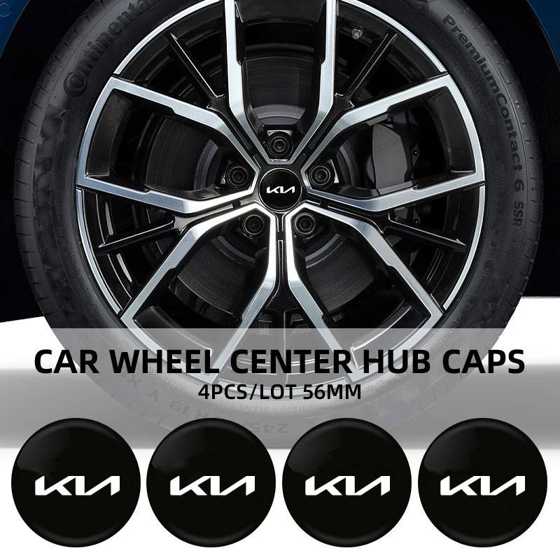 56 60 65mm Samolepka emblému středové krytky náboje kola auta Pro KIA KN K3 K5 Sportage Rio Sorento Picanto Ceed RIO 2 3 4 Příslušenství