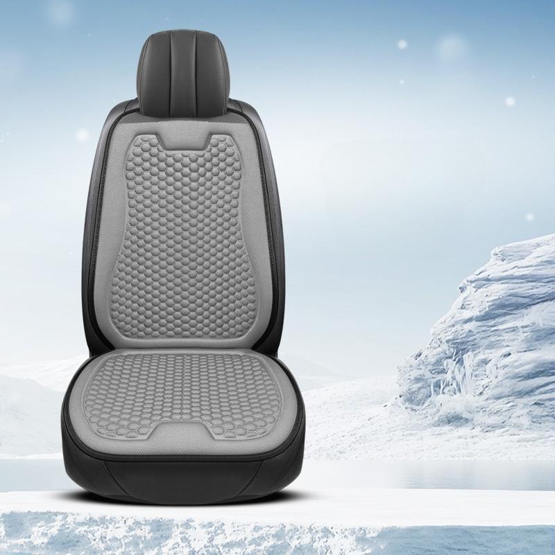 Breathable & Comfort CoolFeel Fabric Car Seat Cushions with 3D Sphere Design - All-Season Universal Fit for Most Vehicles
