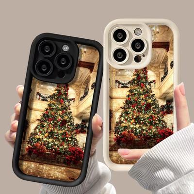 Christmas Phone Case for iPhone 11 13 12 14 15 16 Pro Max XR XS Samsung A15 A55 A05 Redmi 12 13C OPPO A16 A18 A60 Reno 11 Vivo Y17S Y12 Infinix Note