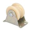 50mm UType Groove Wheel Heavy Duty Wire Rope Rail with 2.5mm Bracket for Lifting Equipment
