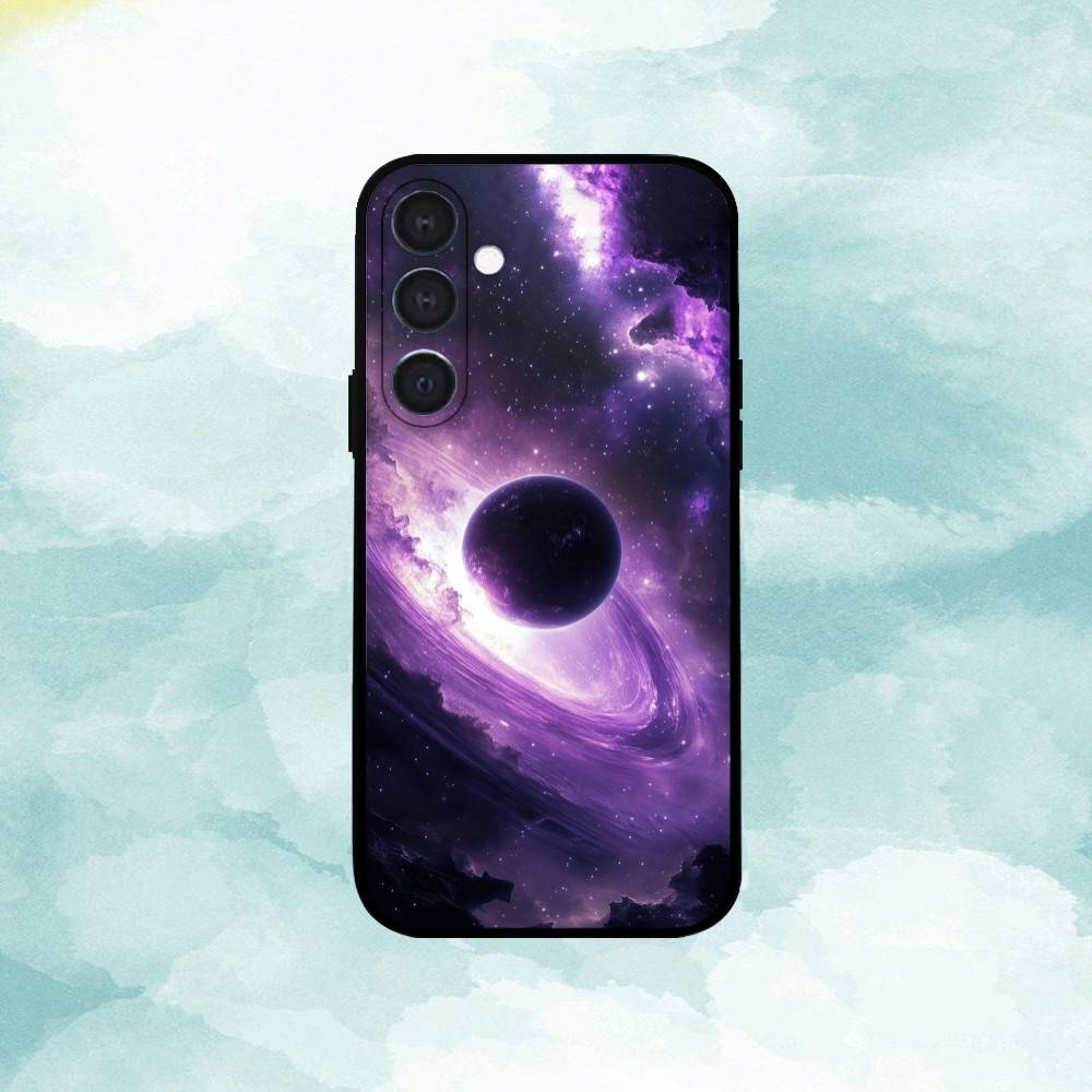 Space Galaxy Universe  Phone Case For Samsung  A73,A21s,A22,A31,A32,A52,A53,A71,A80,Soft Black Shell