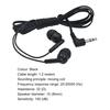 102 Wired Earphone PVC 3.5mm Moving Clear Ergonomic Coil In-ear Earbud Headphone