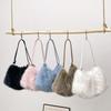 Faux Rabbit Fur Plush Sholder Bag Fashion And Luxury Fur Bag Women's Bags A Good Choice Tosend Friends High-end Plush Tote Bag