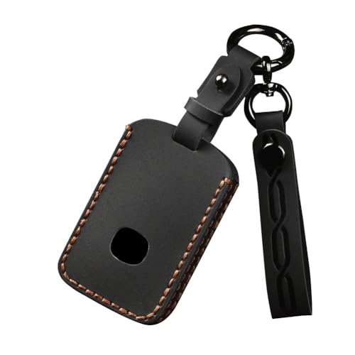 

[ZANEKO] Чехол для ключа CX-60, совместимый с Mazda 3 CX-30 CX-80, чехол для ключа CX-8 MX-30 CX-5 KF, чехол для смарт-ключа, натуральная кожа (черный)