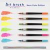 Pentel Art Brush Pen Fluorescent 10 Cartridges, Pink, Cartridges, XFRLP-305