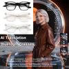 AI Intelligent Translation Smart Bluetooth Sunglasses UV Protection Anti-Blue Light AI Smart Glasses Bluetooth Call