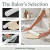 5pcs Non-Stick Dough Roller PP Fondant Rolling Pin Professional PP Rolling Pin  Bakery