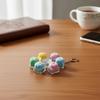 Relief Stress Keyboard Keychain 6 Keys Button Keyboard Clicker Toy Fidget Keychain  For Gifts