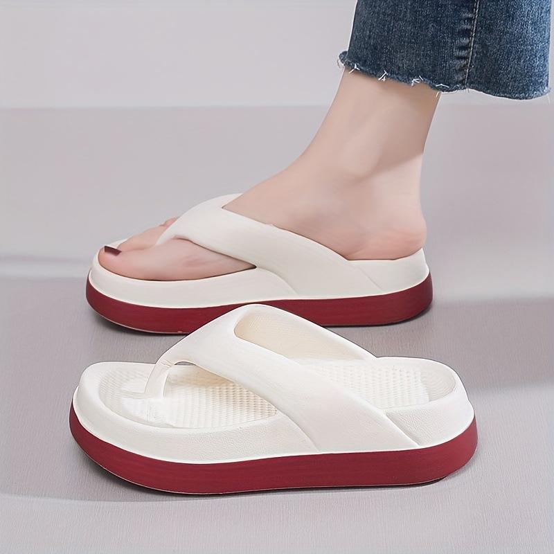 

Модные женские пляжные шлепанцы Модная летняя обувь Тренд 2025 года Девичьи сандалии на платформе Мягкие нескользящие женские тапочки для дома и улицы 36-37