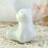 1pc Japanese Ceramic Cute White Bear Rack Penholder Incense Burner Holder Chopstick Rest Table Decor For Kitchen Home Ornament