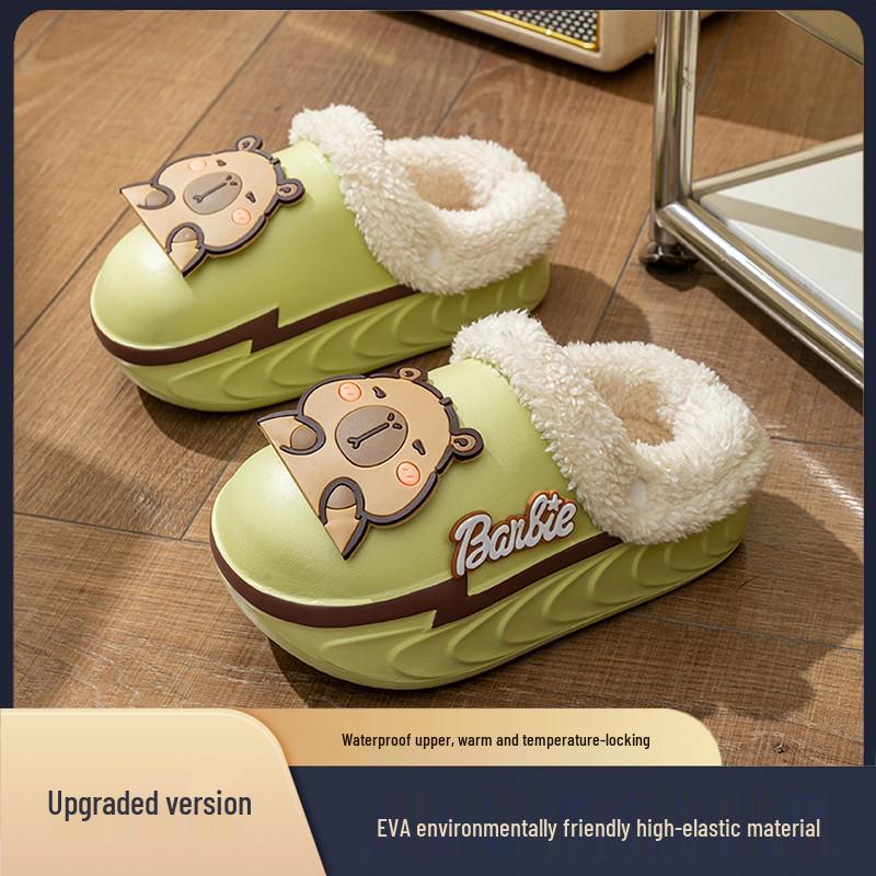 2025 EVA Baby Sandals: Cute Cartoon Design, Squishy Feel, Non-slip Thick Sole for Summer Indoor Use