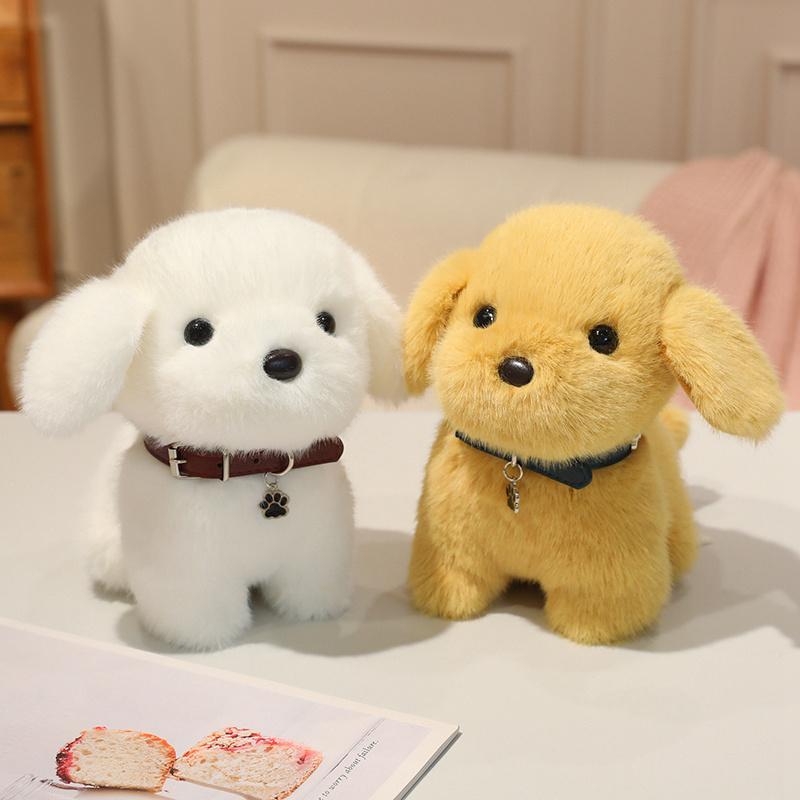20/30/40cm Kawaii Hairy Dog Plush Toy Standing Posture Puppy Plush Doll Soft Animal Doll Gifts For Boys And Girls Room Decor