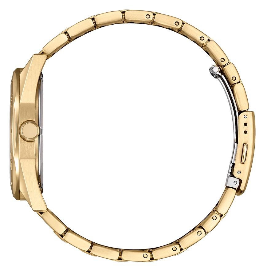 CITIZEN Eco-Drive Stainless Gold Steel Watch BM7633-81X