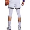 Li Ning Professional Basketball Collection Casual Shorts Men's White Comes With Socks AKSU941-2
