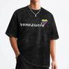Venezuela With Heart Flag Venezuelan T Shirt Washed 100 Cotton Street TShirt  Novelty Men Women Streetwear Summer Tee Shirt