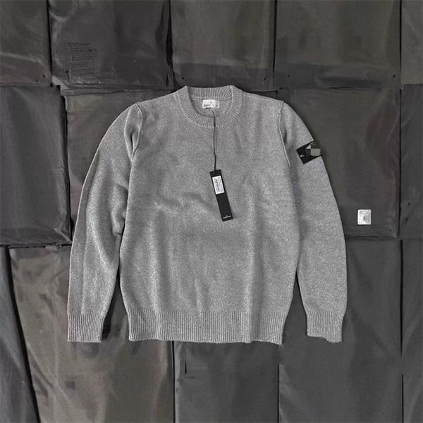 KaiTingu Pullover truien van hoge kwaliteit voor herfst en winter, koppelstijl, ronde hals, casual gebreide tops 3XL donkergrijze kleur