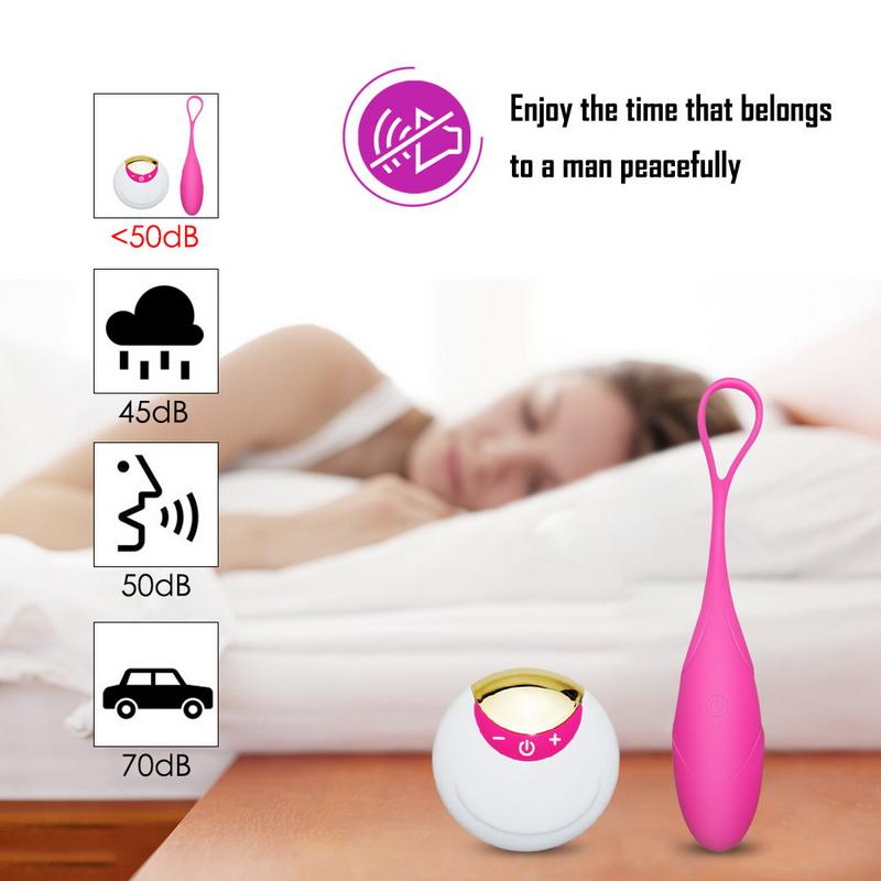Wireless Remote Control Vagina Balls Silicone Bullet Egg Vibrators USB Rechargeable Massage Ball Adult Sex Toys