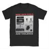 Nine Inch Nails NIN Camisetas Estampadas Masculinas e Femininas Crazy Tees Manga Curta Gola Redonda Camisetas Masculinas Algodão Puro Roupas de Verão