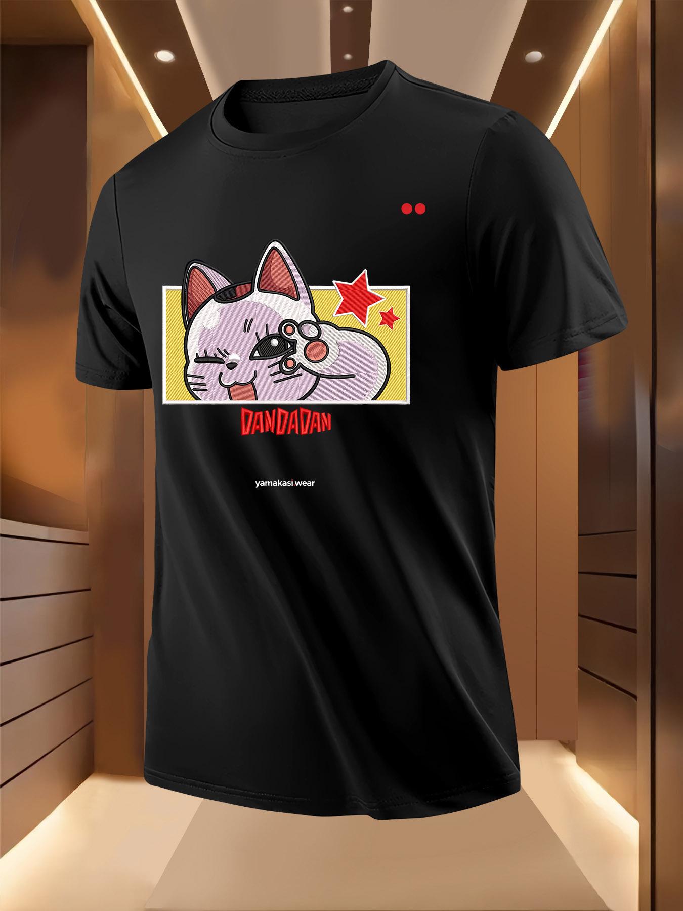 DANDADAN Graphic Tshirt - White Tee with Bold M