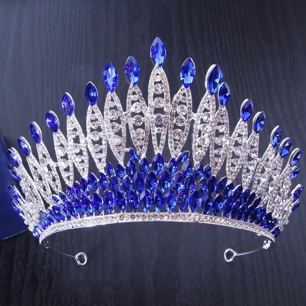 Luxury Rhinestone Tiara: European & American Pageant Headband for Car Shows, Weddings, and Models