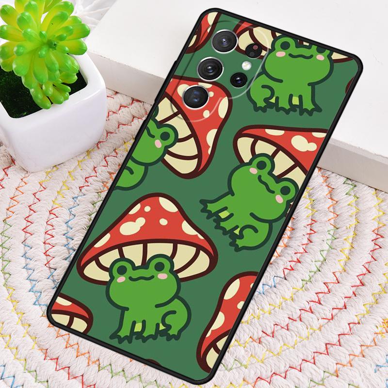 

Cute Frog Phone Case for Samsung Galaxy note 10 pro S26 Ultra S23 S24 FE S25 S21 S22 PLUS shockproof Cove Galaxy S26