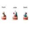 Three-dimensional Christmas Decoration Resin Snowman Drum Christmas Tree Decoration Pendant