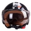 Motocyklová retro helma unisex pro čtyři roční období, elektrická auto poloviční helma