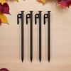 4Pcs 30cm Heavy Duty Steel Tent Stakes with Storage Bag Outdoor Tarp Pegs Outdoor Tent Nails for Outdoor Camping Canopy