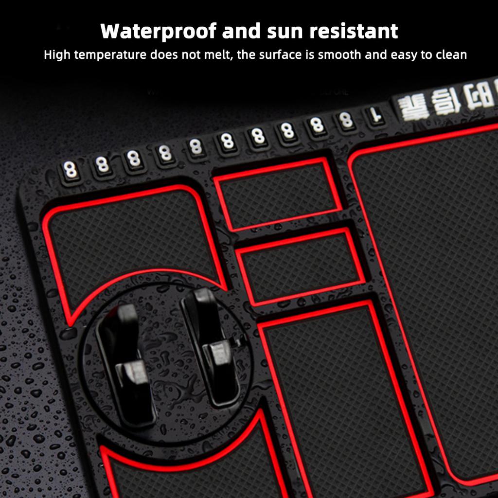 General Motors Mobile Phone Holder Multi functional Car Anti slip Pad Holder Interior Supplies Storage Pad Temporary Parking Num